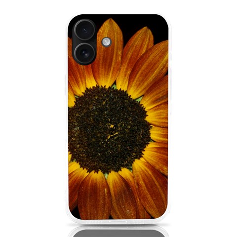 Orange Sunflower Phone Case iPhone 16 Plus TPU UV Print Case from ArtsNow.com Front