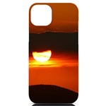 Orange Sunset iPhone 14 Plus Black UV Print PC Hardshell Case