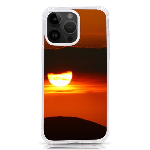 Orange Sunset iPhone 14 Pro Max TPU UV Print Case from ArtsNow.com Front