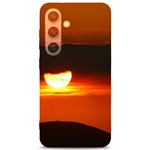 Orange Sunset Samsung Galaxy S24 6.2 Inch Black TPU UV Case