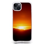 Orange Sunset Over The Mountains iPhone 14 Plus TPU UV Print Case