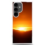 Orange Sunset Over The Mountains Samsung Galaxy S24 Plus 6.7 Inch TPU UV Case