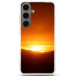 Orange Sunset Over The Mountains Samsung Galaxy S24 Ultra 6.9 Inch TPU UV Case