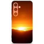 Orange Sunset Over The Mountains Samsung Galaxy S24 6.2 Inch Black TPU UV Case