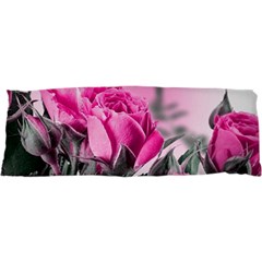 Roses Floral Flowers Nature Pink Romance Romantic Valentines Day Love 17 x47  Body Pillow Case Dakimakura (Two Sides) from ArtsNow.com Front