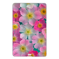 Pink Neon Flowers Flower Name Card Style USB Flash Drive from ArtsNow.com Front