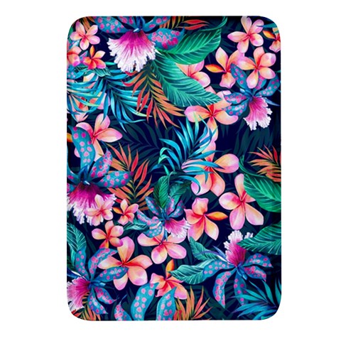 Hawaiian Flowers Hawaii Rectangular Glass Fridge Magnet (4 pack) from ArtsNow.com Front