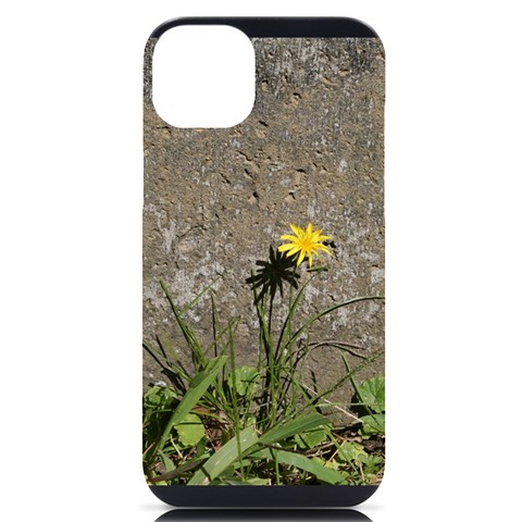 Paintbrush Flower iPhone 14 Plus Black UV Print PC Hardshell Case from ArtsNow.com Front