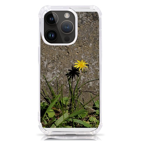 Paintbrush Flower iPhone 14 Pro TPU UV Print Case from ArtsNow.com Front