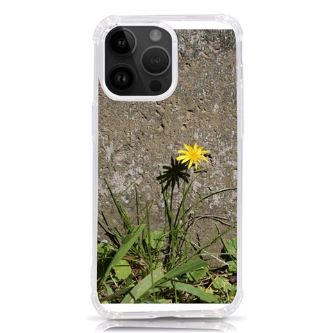 Paintbrush Flower iPhone 14 Pro Max TPU UV Print Case from ArtsNow.com Front