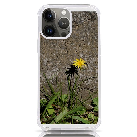 Paintbrush Flower iPhone 13 Pro Max TPU UV Print Case from ArtsNow.com Front