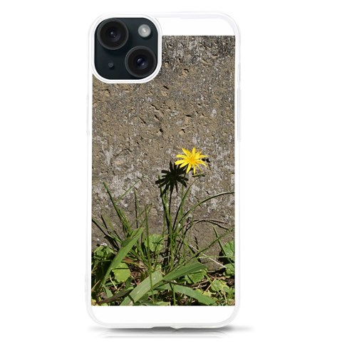 Paintbrush Flower iPhone 15 TPU UV Print Case from ArtsNow.com Front