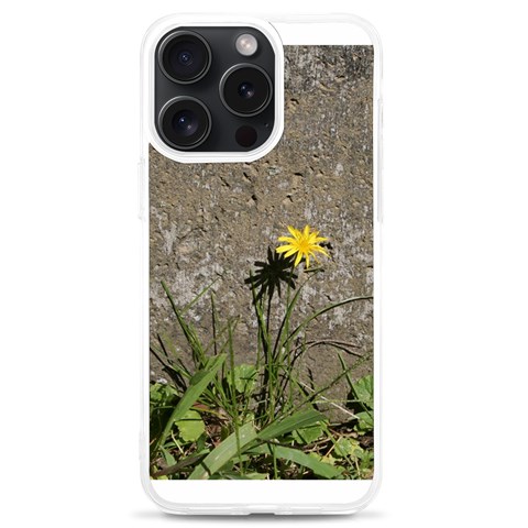 Paintbrush Flower iPhone 15 Pro Max TPU UV Print Case from ArtsNow.com Front