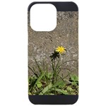 Paintbrush Flower iPhone 15 Pro Max Black UV Print PC Hardshell Case