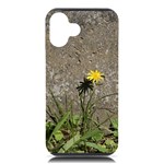 Paintbrush Flower iPhone 16 Plus Black UV Print PC Hardshell Case