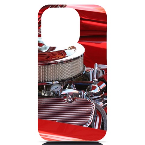 Classic Car iPhone 14 Pro Black UV Print PC Hardshell Case from ArtsNow.com Front