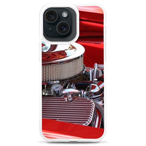 Classic Car iPhone 15 Plus TPU UV Print Case from ArtsNow.com Front