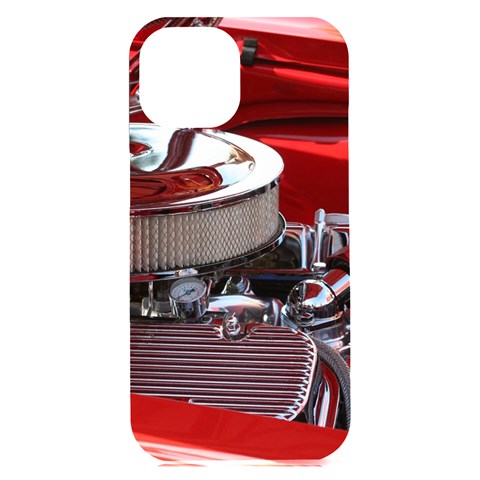 Classic Car iPhone 15 Plus Black UV Print PC Hardshell Case from ArtsNow.com Front