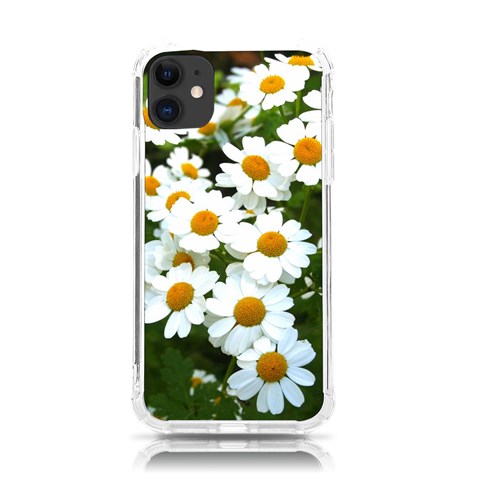 Daisy Flowers iPhone 11 TPU UV Print Case from ArtsNow.com Front