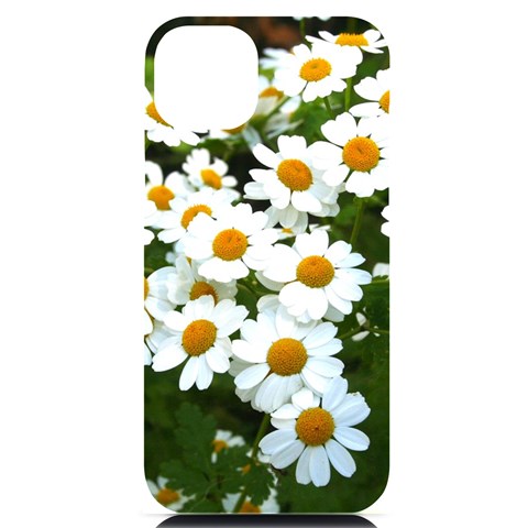 Daisy Flowers iPhone 14 Plus Black UV Print PC Hardshell Case from ArtsNow.com Front