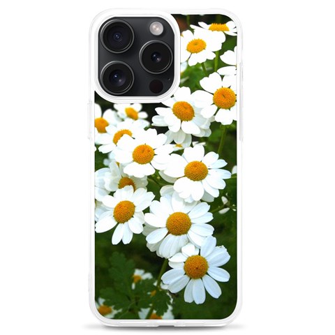 Daisy Flowers iPhone 15 Pro Max TPU UV Print Case from ArtsNow.com Front