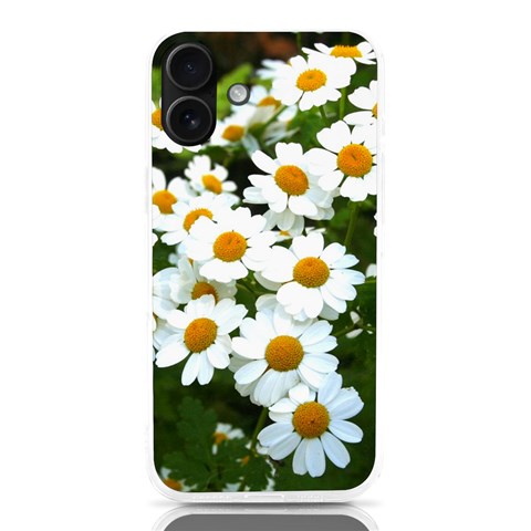 Daisy Flowers iPhone 16 Plus TPU UV Print Case from ArtsNow.com Front