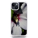 Purple Mallow Flower iPhone 14 TPU UV Print Case