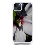 Purple Mallow Flower iPhone 14 Plus TPU UV Print Case