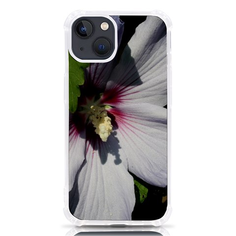 Purple Mallow Flower iPhone 13 TPU UV Print Case from ArtsNow.com Front