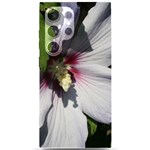 Purple Mallow Flower Samsung Galaxy S24 Ultra 6.9 Inch Black TPU UV Case