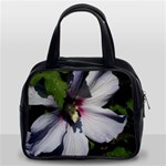 Purple Mallow Flower Classic Handbag (Two Sides)