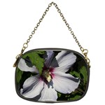 Purple Mallow Flower Chain Purse (One Side)