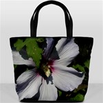 Purple Mallow Flower Bucket Bag