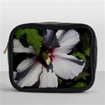 Purple Mallow Flower Mini Toiletries Bag (One Side)