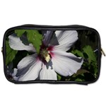 Purple Mallow Flower Toiletries Bag (Two Sides)