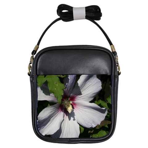 Purple Mallow Flower Girls Sling Bag from ArtsNow.com Front