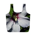 Purple Mallow Flower Full Print Recycle Bag (M)