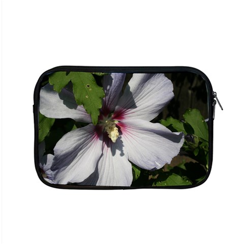 Purple Mallow Flower Apple MacBook Pro 15  Zipper Case from ArtsNow.com Front