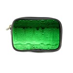 Green Water Droplets Coin Purse