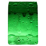 Green Water Droplets Removable Flap Cover (L)