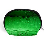 Green Water Droplets Accessory Pouch (Medium)