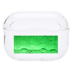 Green Water Droplets Hard PC AirPods Pro Case