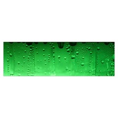 Green Water Droplets Toiletries Pouch from ArtsNow.com Hand Strap