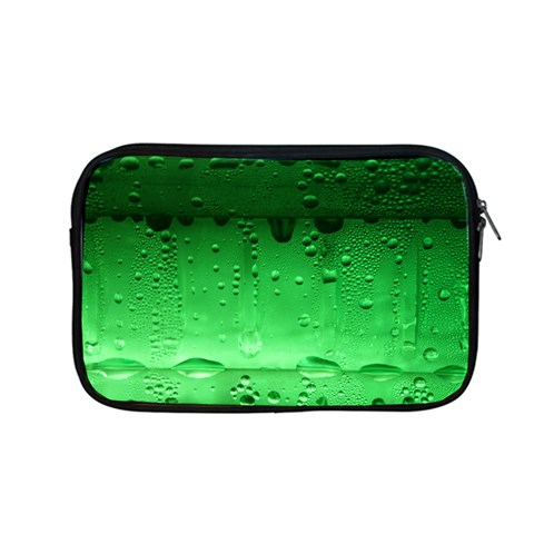 Green Water Droplets Apple MacBook Pro 13  Zipper Case from ArtsNow.com Front