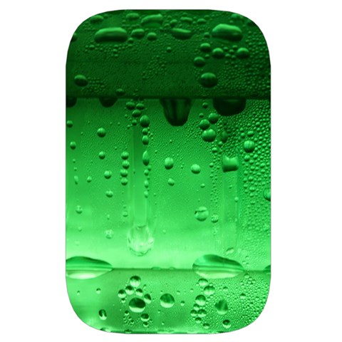 Green Water Droplets Belt Pouch Bag (Small) from ArtsNow.com Back