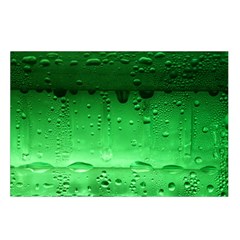 Green Water Droplets Belt Pouch Bag (Small) from ArtsNow.com Loop