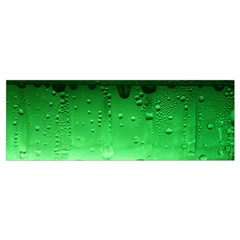 Green Water Droplets Wristlet Pouch Bag (Small) from ArtsNow.com Bottom