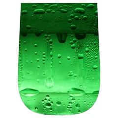 Green Water Droplets Wristlet Pouch Bag (Small) from ArtsNow.com Right Side