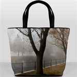 Grey Tree in Fog Bucket Bag