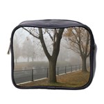 Grey Tree in Fog Mini Toiletries Bag (Two Sides)